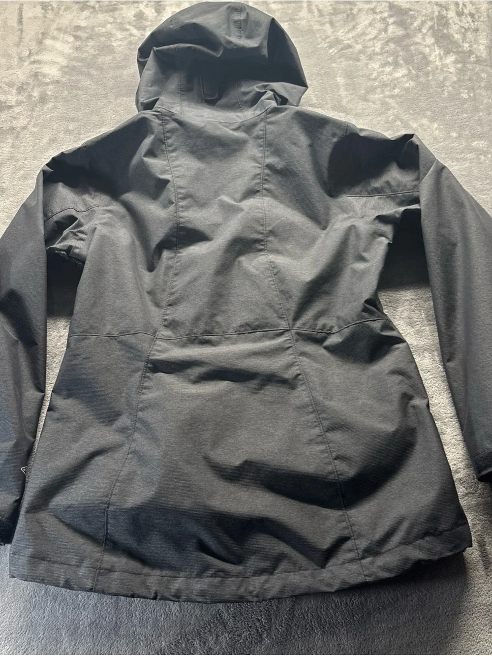 Columbia Black Women's Hooded Ski/ Rain Coat S